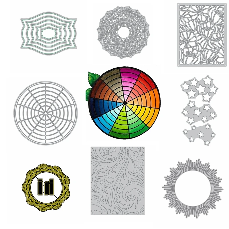 Regular Lace Square Frame Mixed Metal Cutting Dies Stencil For Scrapbooking Embossing DIY Paper Card album Handcrafts Templates
Regular Lace Square Frame Mixed Metal Cutting Dies Stencil For Scrapbooking Embossing DIY Paper Card album Handcrafts Templates
