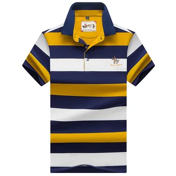 New Men's Polo Shirts Short Sleeve Summer Fashion Striped Cotton Breathable Business Casual Polo Shirt Men Brand Clothing AY8090
New Men's Polo Shirts Short Sleeve Summer Fashion Striped Cotton Breathable Business Casual Polo Shirt Men Brand Clothing AY8090