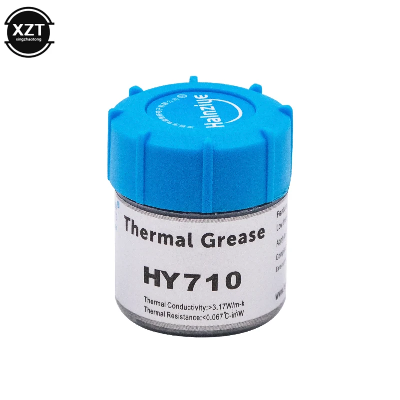 20g Thermal Grease Silver CPU GPU 3.17W HY710 Chip Heatsink Paste Conductive Compound Cooling Radiator Cooler
20g Thermal Grease Silver CPU GPU 3.17W HY710 Chip Heatsink Paste Conductive Compound Cooling Radiator Cooler