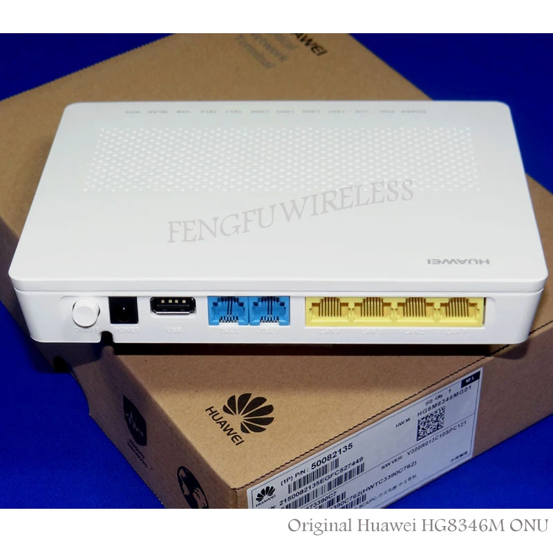 Free Shipping HG8346M wireless GPON Terminal ONU SIP 2POTS+4FE +USB +WiFI H.248&SIF Router Echolife Wireless Network Equipment
Free Shipping HG8346M wireless GPON Terminal ONU SIP 2POTS+4FE +USB +WiFI H.248&SIF Router Echolife Wireless Network Equipment
