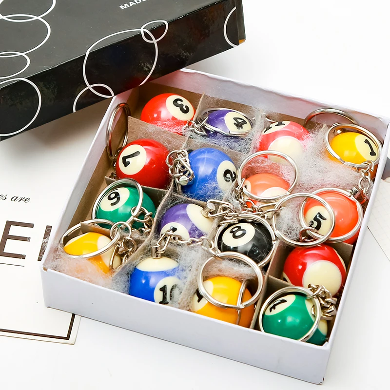 Professional Pool Cue Snooker Cue Ball Key Pendant Colorful Ornaments Beautiful Gift Comfortable Billiard Accessories 2019
Professional Pool Cue Snooker Cue Ball Key Pendant Colorful Ornaments Beautiful Gift Comfortable Billiard Accessories 2019