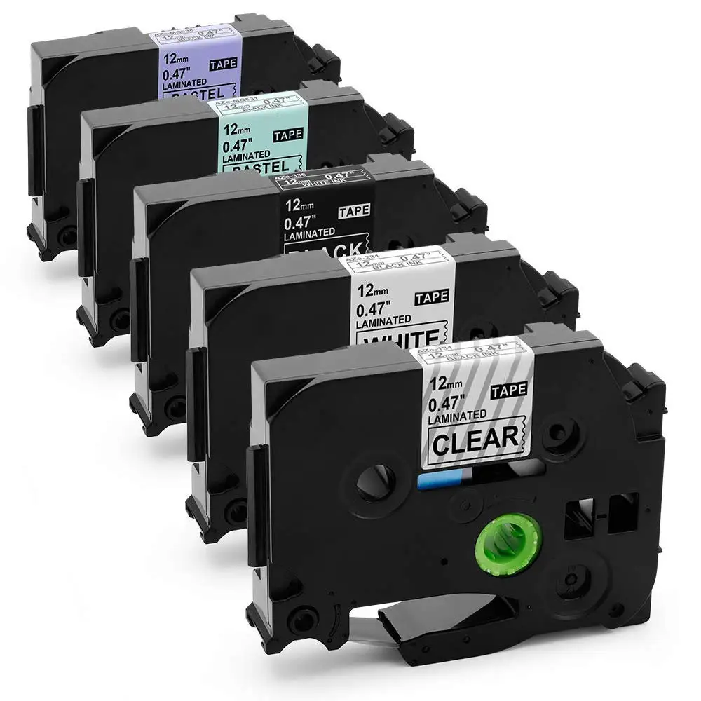 5 Pack Compatible Tze Tape P Touch Labels TZe-131 TZe-231 TZe-MQF31 TZe-MQ531 TZe-335 for Brother PT-D210 H110 Label Maker
5 Pack Compatible Tze Tape P Touch Labels TZe-131 TZe-231 TZe-MQF31 TZe-MQ531 TZe-335 for Brother PT-D210 H110 Label Maker