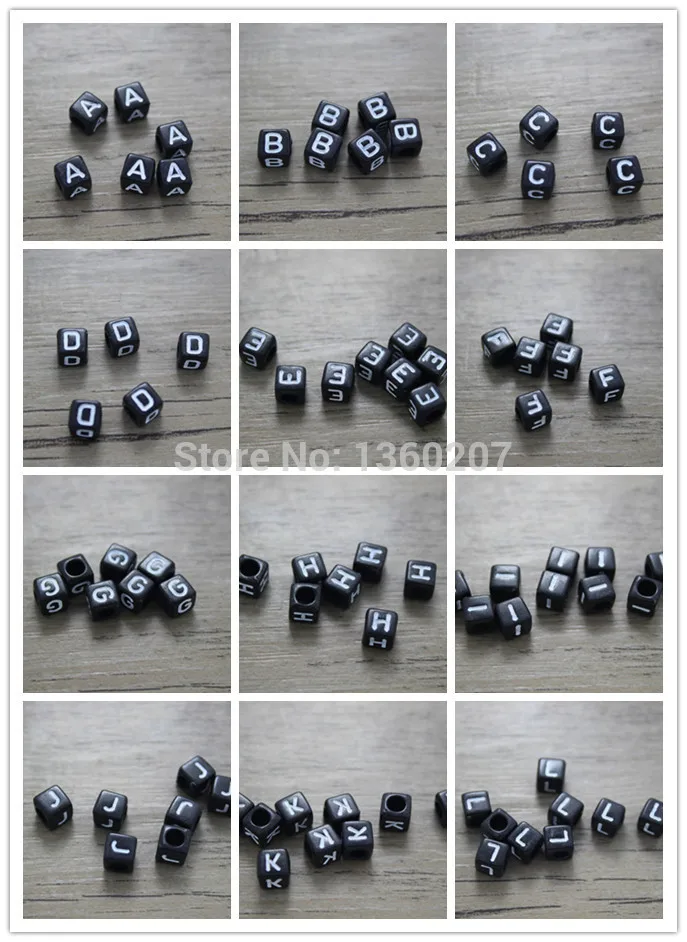 500pcs/lot 6MM Acrylic Alphabet Cube Beads black Letters "A -R' Square Letter Beads foy diy making
500pcs/lot 6MM Acrylic Alphabet Cube Beads black Letters "A -R' Square Letter Beads foy diy making