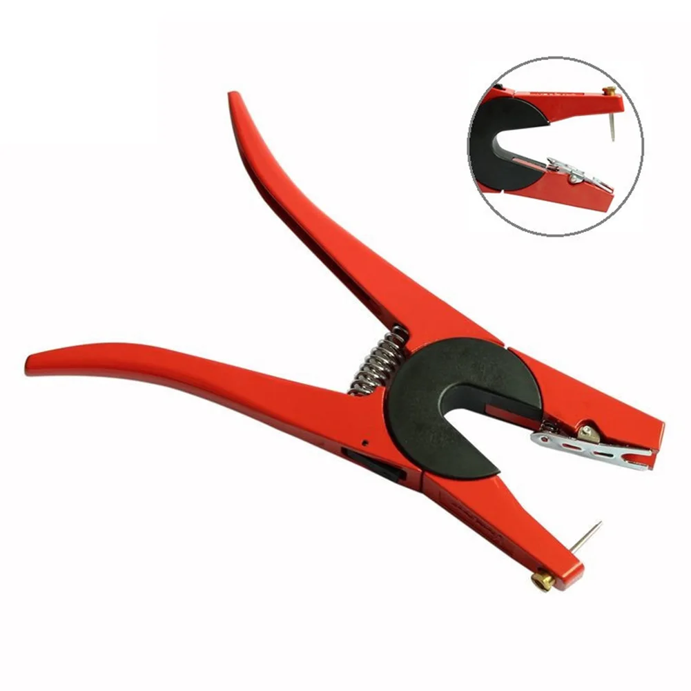 Feeding Home Tool Cattle Control Device Red Animal Identification Alloy Steel Ear Tag Pliers Livestock Rabbit Tongs Forcep Clamp
Feeding Home Tool Cattle Control Device Red Animal Identification Alloy Steel Ear Tag Pliers Livestock Rabbit Tongs Forcep Clamp