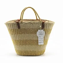 Модная новая соломенная сумка Классическое качество ремесло