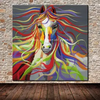 Mintura Hand Painted Modern Wall Art Pictures For Living Room Home Decoration Abstract Canvas Horse Cartoon Animal Oil Paintings
Mintura Hand Painted Modern Wall Art Pictures For Living Room Home Decoration Abstract Canvas Horse Cartoon Animal Oil Paintings