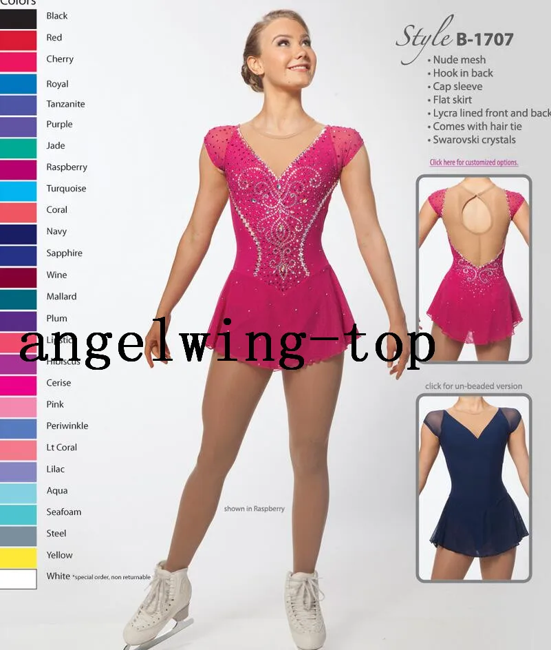 Pink Ice Skating Clothes Women Competition Skating Clothes Custom Figure Skating Clothing Sw Crystals Lycra Skating Clothing
Pink Ice Skating Clothes Women Competition Skating Clothes Custom Figure Skating Clothing Sw Crystals Lycra Skating Clothing