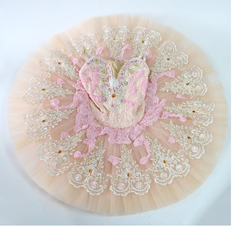Fltoture-CT0256-Sleep-Beauty-Ballet-Costumes-Girls-Pink-Tutu-With-Lace-Child-Custom-Made-Ballet-Nutcracker (2)