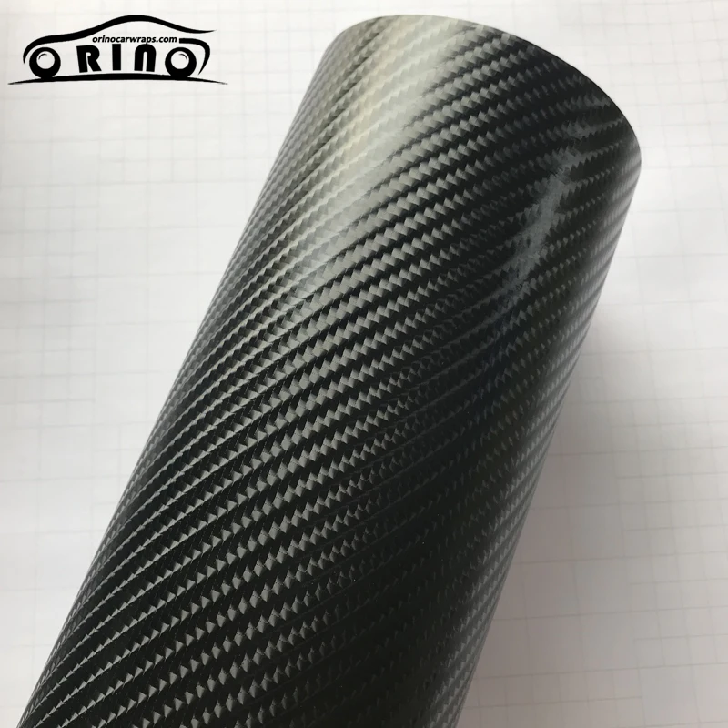 6D Black Carbon Vinyl Film Sticker-1