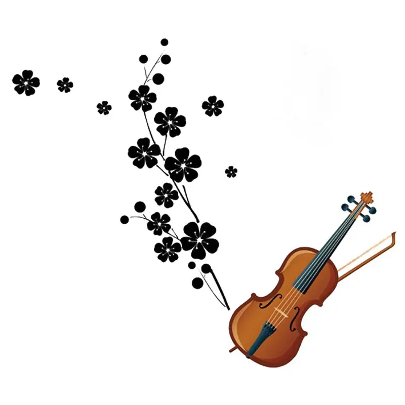 Beautiful Violin Flowers Removable Wall Sticke Art Decals Mural DIY Wallpaper for Living Room Stickers Home Decoration
Beautiful Violin Flowers Removable Wall Sticke Art Decals Mural DIY Wallpaper for Living Room Stickers Home Decoration