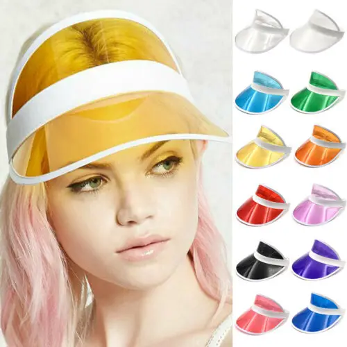 Outdoor PVC Hat Sun Visor Party Women Fashion Casual Hat Clear Plastic Adult Sunscreen Cap
Outdoor PVC Hat Sun Visor Party Women Fashion Casual Hat Clear Plastic Adult Sunscreen Cap