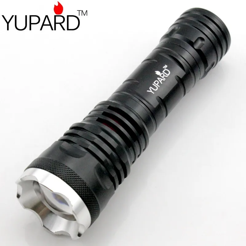 YUPARD XM-L2 LED Zoomable Adjustable torch zoom flashlight lamp light super T6 LED 5 modes18650 AAA rechargeable battery
YUPARD XM-L2 LED Zoomable Adjustable torch zoom flashlight lamp light super T6 LED 5 modes18650 AAA rechargeable battery