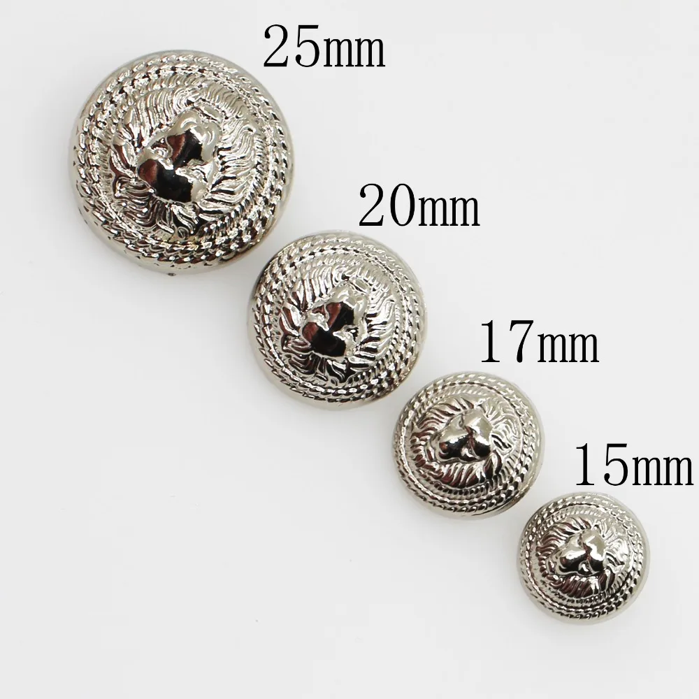 10pcs ,silver Color,Metal lion style Buttons, garment Coat accessories DIY wedding materials sewing Accessories Free shipping
10pcs ,silver Color,Metal lion style Buttons, garment Coat accessories DIY wedding materials sewing Accessories Free shipping
