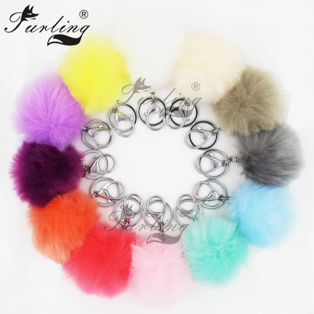 Furling Pack of 12 PCS Silver Plated Metal 8CM Faux Fur Pom Poms Ball Keychain Mix Key Ring Pompom Pendant Bag Charm Accessory
Furling Pack of 12 PCS Silver Plated Metal 8CM Faux Fur Pom Poms Ball Keychain Mix Key Ring Pompom Pendant Bag Charm Accessory