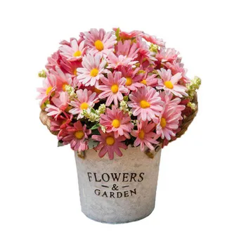 Vase + Flowers Artificial Silk Flower Basket Set for Home Office Decoration Artificial Flowers Decoration for Wedding Party
Vase + Flowers Artificial Silk Flower Basket Set for Home Office Decoration Artificial Flowers Decoration for Wedding Party