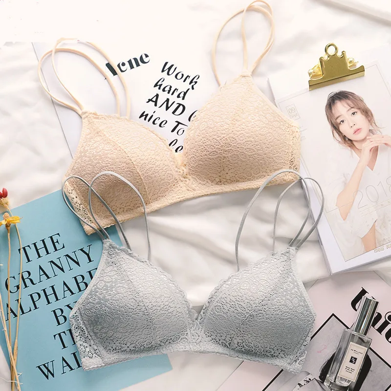 Lace Bras For Women Sexy Lingerie Bralette Push Up Bra Brassiere Wire Free Intimates Female Underwear
Lace Bras For Women Sexy Lingerie Bralette Push Up Bra Brassiere Wire Free Intimates Female Underwear