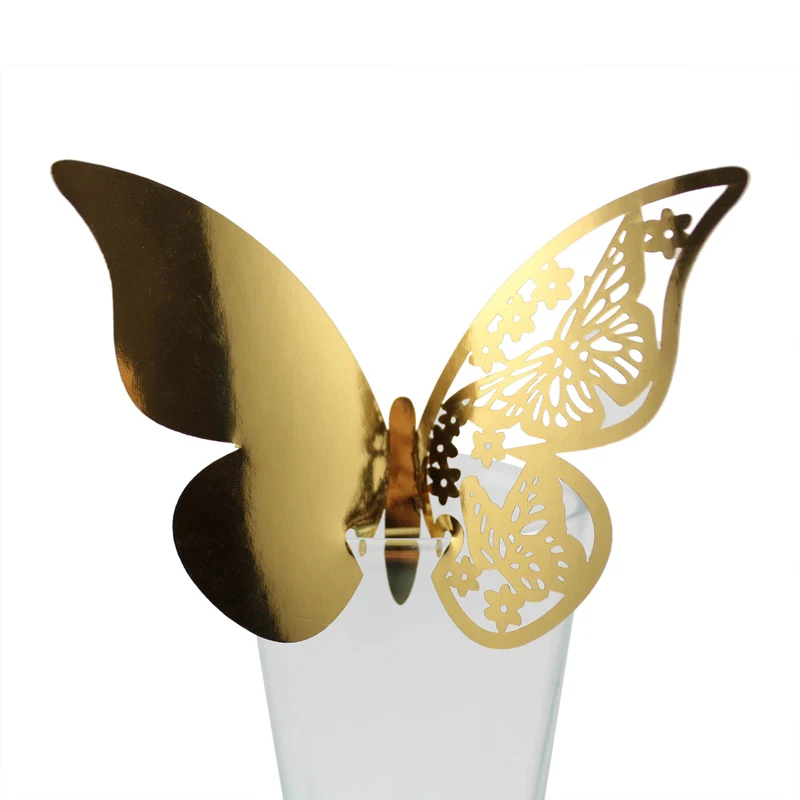 50PCS Name Cards Butterfly Seat Card Laser Hollow Cup Card for Wedding Home Party Decorations
50PCS Name Cards Butterfly Seat Card Laser Hollow Cup Card for Wedding Home Party Decorations