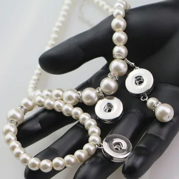 Wholesale Simulated Pearl Bridal Jewelry Sets Wedding Necklace Sets Engagement Jewelry Accessories Snap Button 18mm Jewelry
Wholesale Simulated Pearl Bridal Jewelry Sets Wedding Necklace Sets Engagement Jewelry Accessories Snap Button 18mm Jewelry