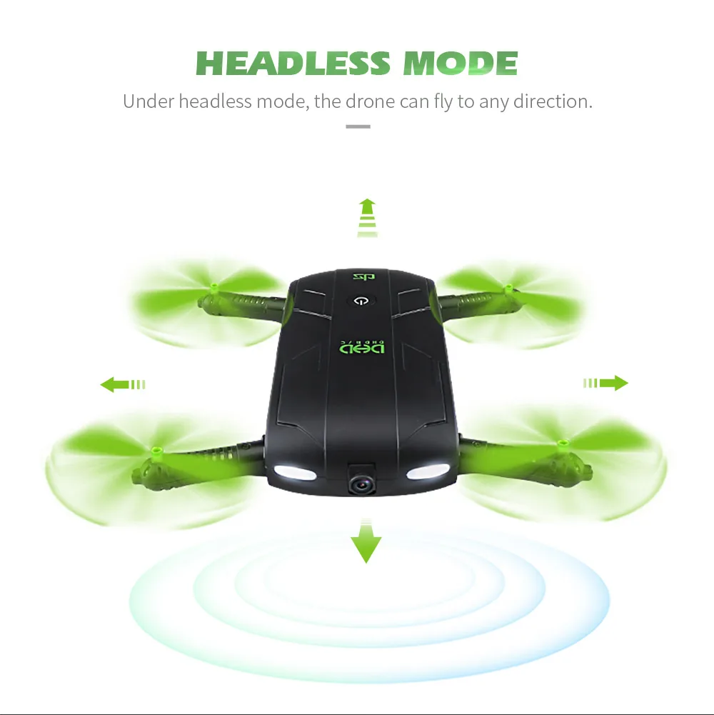 Mini Dron Wifi FPV 480P Camera Foldable Selfie Drone 6-Axis Gyro Altitude Hold Flight Path DHD D5 RC Drone Quadcopter
Mini Dron Wifi FPV 480P Camera Foldable Selfie Drone 6-Axis Gyro Altitude Hold Flight Path DHD D5 RC Drone Quadcopter