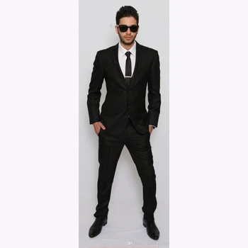 2017 Custom Made 2 Pieces Black Notch Lapel Slim Fit Groom Tuxedos Mens Suits With Pants Best Man Wedding Suit Groomsmen tuxedo
2017 Custom Made 2 Pieces Black Notch Lapel Slim Fit Groom Tuxedos Mens Suits With Pants Best Man Wedding Suit Groomsmen tuxedo