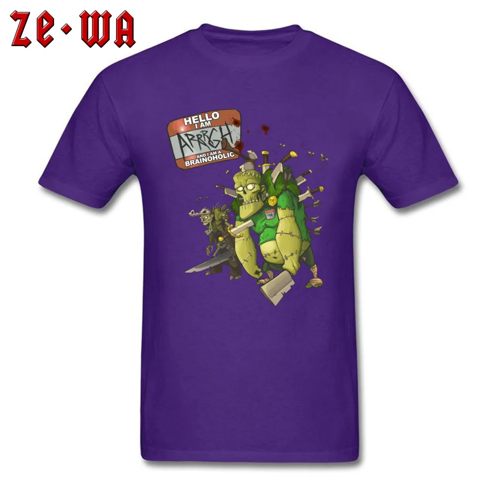 Brainoholic Casual T Shirt for Men 100% Cotton Fabric Thanksgiving Day T Shirt T-shirts Short Sleeve On Sale Round Collar Brainoholic purple