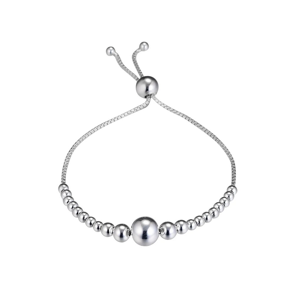 String of Beads Sliding Bracelet 925 Sterling Silver Jewelry For Women Bracelet DIY Jewelry Fit European Beads
String of Beads Sliding Bracelet 925 Sterling Silver Jewelry For Women Bracelet DIY Jewelry Fit European Beads