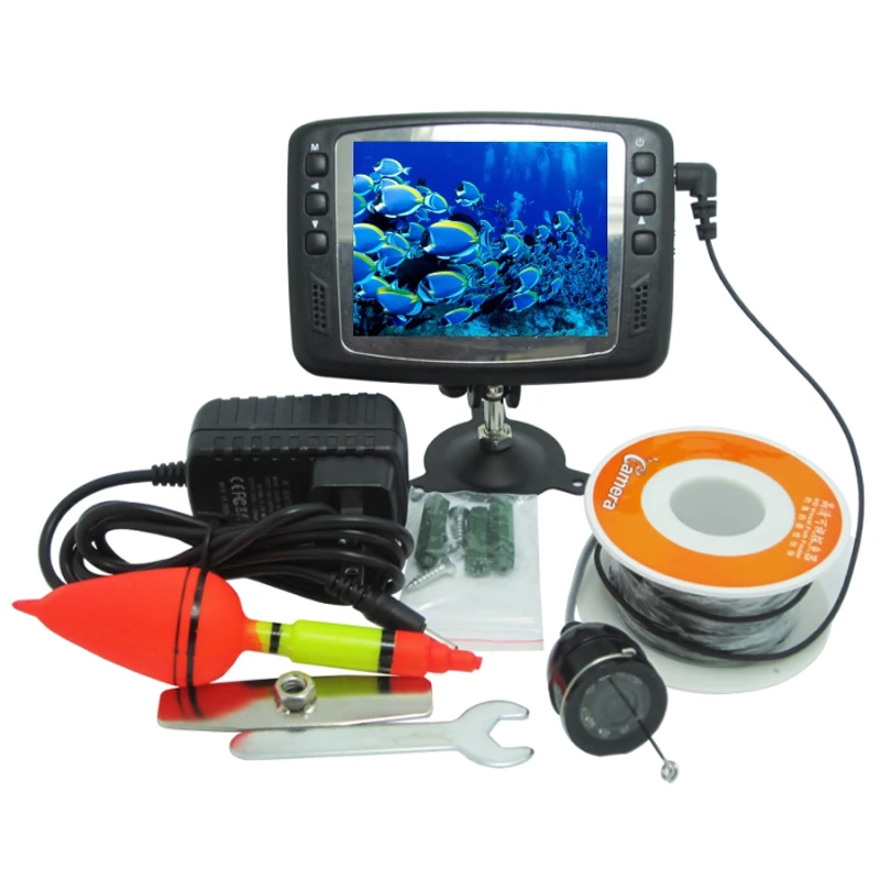 30 Meters Depth Fish Finder with Floating Assembly & 600TVL Underwater Camera & 3.5" Digital LCD Monitor Support 11 Languages
30 Meters Depth Fish Finder with Floating Assembly & 600TVL Underwater Camera & 3.5" Digital LCD Monitor Support 11 Languages