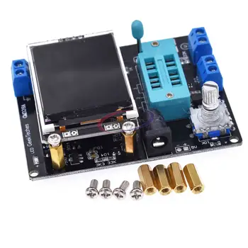LCD GM328A Transistor Tester Diode Capacitance ESR Voltage Frequency Meter PWM Square Wave Signal Generator SMT Soldering Meter
LCD GM328A Transistor Tester Diode Capacitance ESR Voltage Frequency Meter PWM Square Wave Signal Generator SMT Soldering Meter