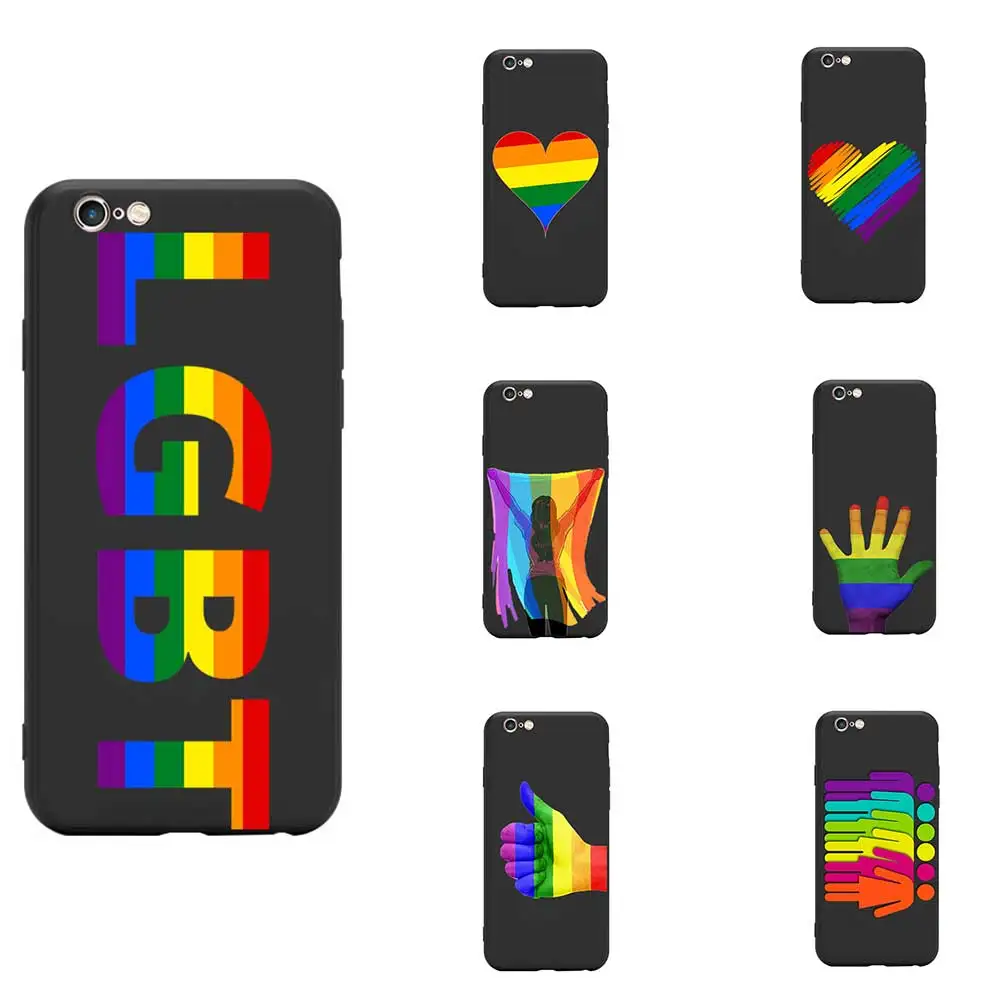 Homosexual LGBT Rainbow Colourful Heart Theme TPU Phone Cases For iPhone 6 6S 7 8 S XR X Plus SE Add Text
Homosexual LGBT Rainbow Colourful Heart Theme TPU Phone Cases For iPhone 6 6S 7 8 S XR X Plus SE Add Text