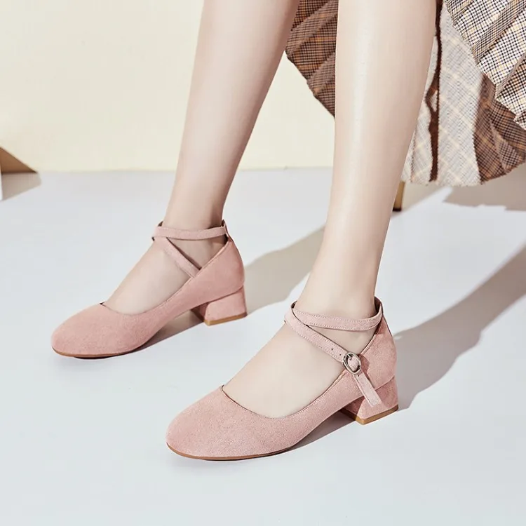 Big Size 9 10 11 12 ladies high heels women shoes woman pumpsRound-headed lapped slipper with fine suede
Big Size 9 10 11 12 ladies high heels women shoes woman pumpsRound-headed lapped slipper with fine suede