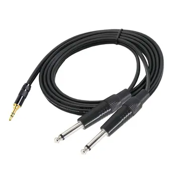 1/8" 3.5mm to Dual 6.35mm 1/4" Mono Jack Stereo Y-Splitter Headphone male to male audio cables Earphone Laptop Audio Cable Line
1/8" 3.5mm to Dual 6.35mm 1/4" Mono Jack Stereo Y-Splitter Headphone male to male audio cables Earphone Laptop Audio Cable Line