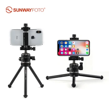 SUNWAYFOTO T1A11 II Profissional Mini Tablet Desk Tripod Stand for Mini Camera Smartphone Tripod DLSR with Mount Accessories
SUNWAYFOTO T1A11 II Profissional Mini Tablet Desk Tripod Stand for Mini Camera Smartphone Tripod DLSR with Mount Accessories