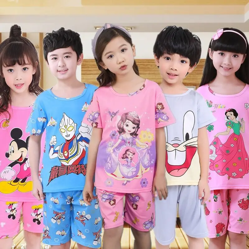 Baby Boys Short Clothes Sets Cotton Summer Children T-Shirt+Pants 2 Pcs Teenagers Pajama Sleepwear Clothing Set Pyjamas For Kids
Baby Boys Short Clothes Sets Cotton Summer Children T-Shirt+Pants 2 Pcs Teenagers Pajama Sleepwear Clothing Set Pyjamas For Kids