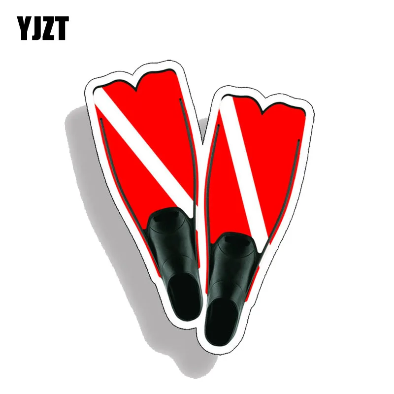 YJZT 10.8CM*14CM Personality Scuba Dive Fins Stickers Reflective Car Decal PVC 12-0528
YJZT 10.8CM*14CM Personality Scuba Dive Fins Stickers Reflective Car Decal PVC 12-0528
