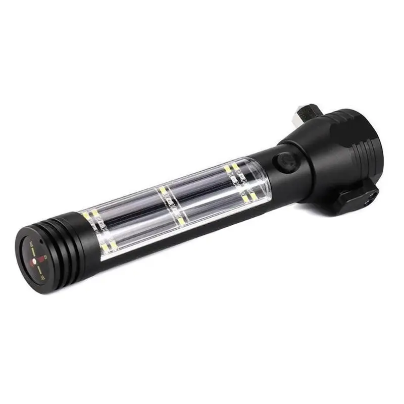 9 in1 Solar Powered Led Flashlight Multifunction Rechargeable Emergency Torch Lights Safety Hammer Power Bank for Camping Hiking 
9 in1 Solar Powered Led Flashlight Multifunction Rechargeable Emergency Torch Lights Safety Hammer Power Bank for Camping Hiking