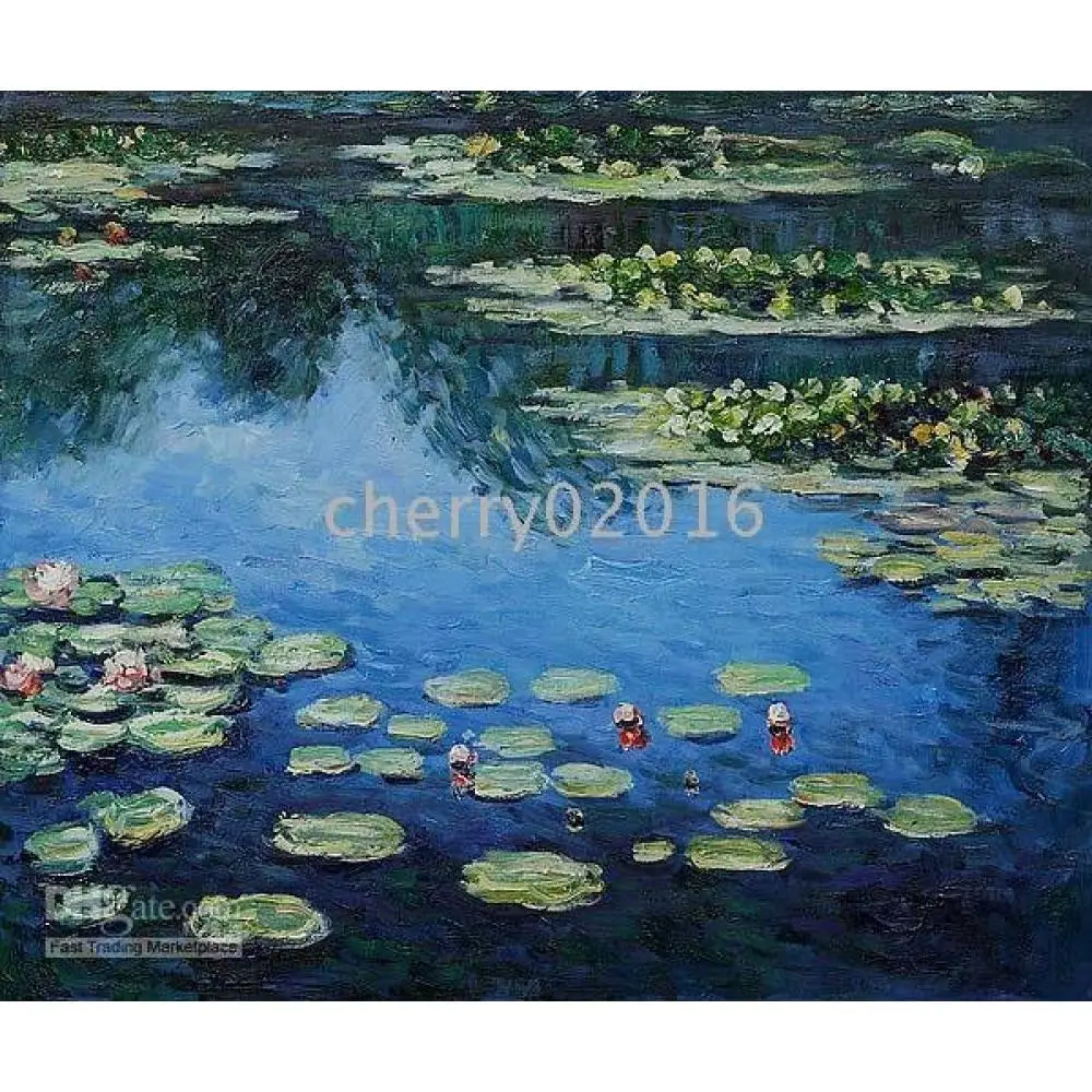 High quality Claude Monet's Water Lilies oil paintings reproductions Hand painted Canvas art famous artwork for living room deco
High quality Claude Monet's Water Lilies oil paintings reproductions Hand painted Canvas art famous artwork for living room deco
