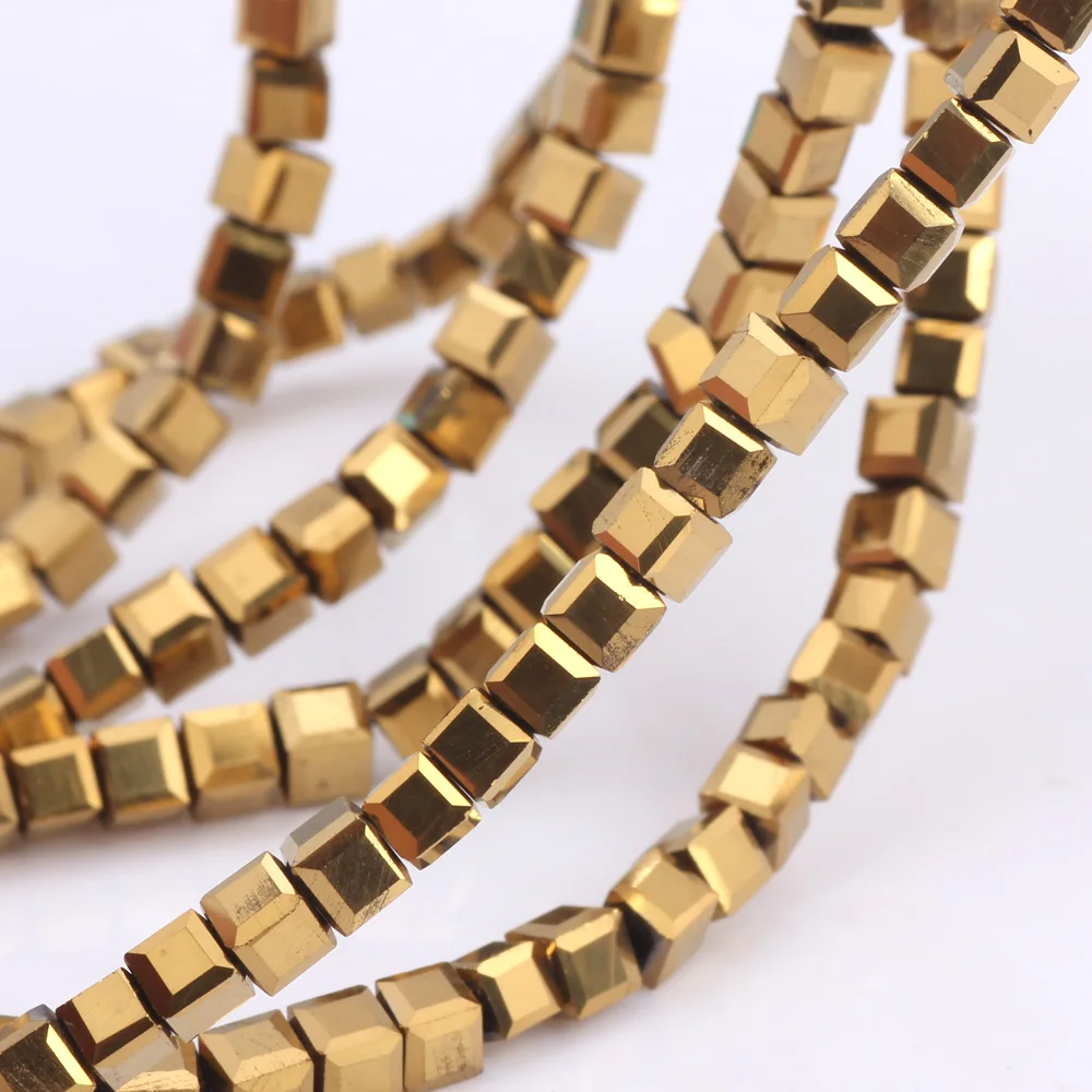 OlingArt Square 3/4/6/8MM Austria Crystal Beads charm Glass Beads Plating gold color Loose Spacer Bead for DIY Jewelry Making
OlingArt Square 3/4/6/8MM Austria Crystal Beads charm Glass Beads Plating gold color Loose Spacer Bead for DIY Jewelry Making