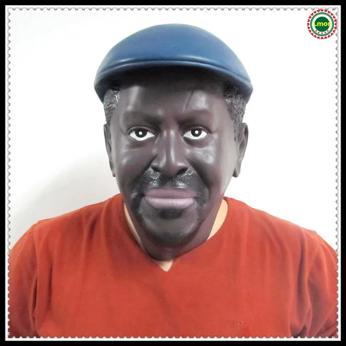 2015 Hot Selling Halloween Party Black Man Mask Famous People Face Mask Masquerade Prime Minister of Kenya Human Head Mask
2015 Hot Selling Halloween Party Black Man Mask Famous People Face Mask Masquerade Prime Minister of Kenya Human Head Mask