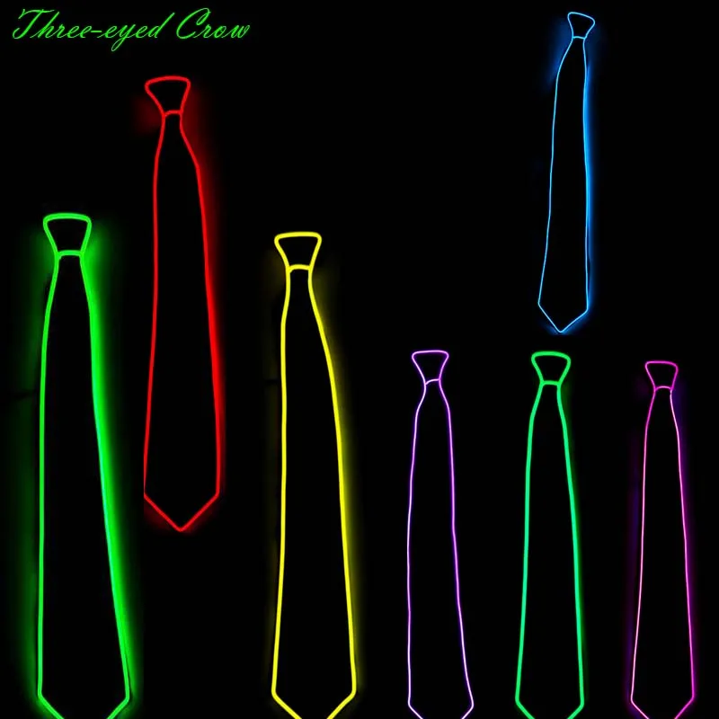 10 Color Selected EL Tie Light Up LED Tie Strip Light glowing With Battery Pack For Party Decoration DJ bar club cosplay Show
10 Color Selected EL Tie Light Up LED Tie Strip Light glowing With Battery Pack For Party Decoration DJ bar club cosplay Show