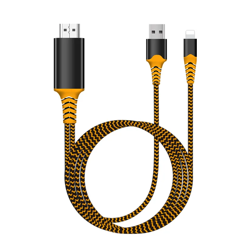 GREATLINK PLAY Cable For Lightning to HDMI Adapter USB Cable HDMI 1080P Audio Adapter Smart Converter Cable for iPhone X 8 7 6 5
GREATLINK PLAY Cable For Lightning to HDMI Adapter USB Cable HDMI 1080P Audio Adapter Smart Converter Cable for iPhone X 8 7 6 5