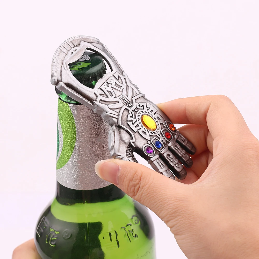 Classic The Avengers Beer Bottle Openers Keychain Trendy Marvel Movie Thanos Gloves Shape Llaveros Daily Decorations For Friends
Classic The Avengers Beer Bottle Openers Keychain Trendy Marvel Movie Thanos Gloves Shape Llaveros Daily Decorations For Friends