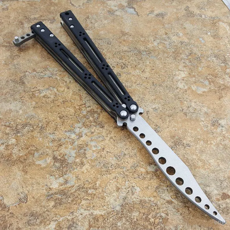 Butterfly Trainer Knife Basilisk HOM D2 Blade G10 Handle Bushing System Jilt Knife Not Sharp Hunting Knife Folding Pocket Knife
Butterfly Trainer Knife Basilisk HOM D2 Blade G10 Handle Bushing System Jilt Knife Not Sharp Hunting Knife Folding Pocket Knife