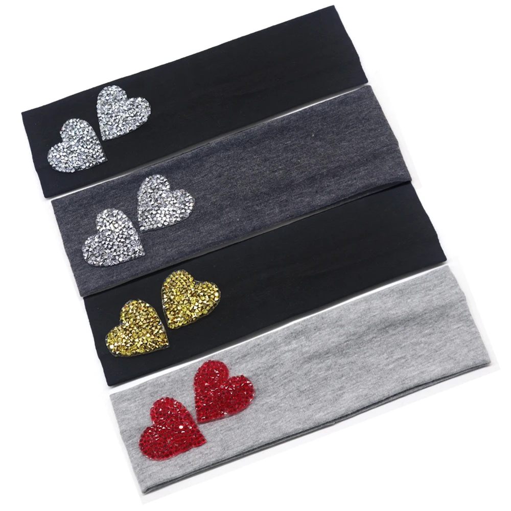 5.5cm Infant Girls Headbands Summer Fashion Double Heart Rhinestone Stretchy Head Band for Baby Girls Cotton Hair Accessories
5.5cm Infant Girls Headbands Summer Fashion Double Heart Rhinestone Stretchy Head Band for Baby Girls Cotton Hair Accessories