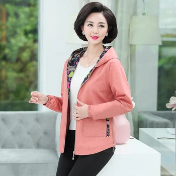 2020 Spring Autumn New Mother Hooded Jacket Coat Casual Loose Plus Size Middle Old Age Women Clothes Pocket Zipper Outwear
2020 Spring Autumn New Mother Hooded Jacket Coat Casual Loose Plus Size Middle Old Age Women Clothes Pocket Zipper Outwear