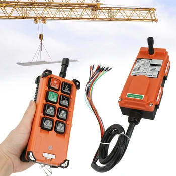 2 Transmitter + 1 Receiver Wireless Remote Controller Electric Hoist Remote Control 380V interruptor
2 Transmitter + 1 Receiver Wireless Remote Controller Electric Hoist Remote Control 380V interruptor