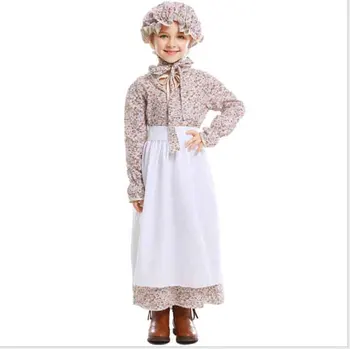 Mom Girls Halloween Wolf Grandma Costume Dress Idyllic Farm Apron Maid Cosplay Cotton Fancy Dress Grandmother Costume For Girl
Mom Girls Halloween Wolf Grandma Costume Dress Idyllic Farm Apron Maid Cosplay Cotton Fancy Dress Grandmother Costume For Girl