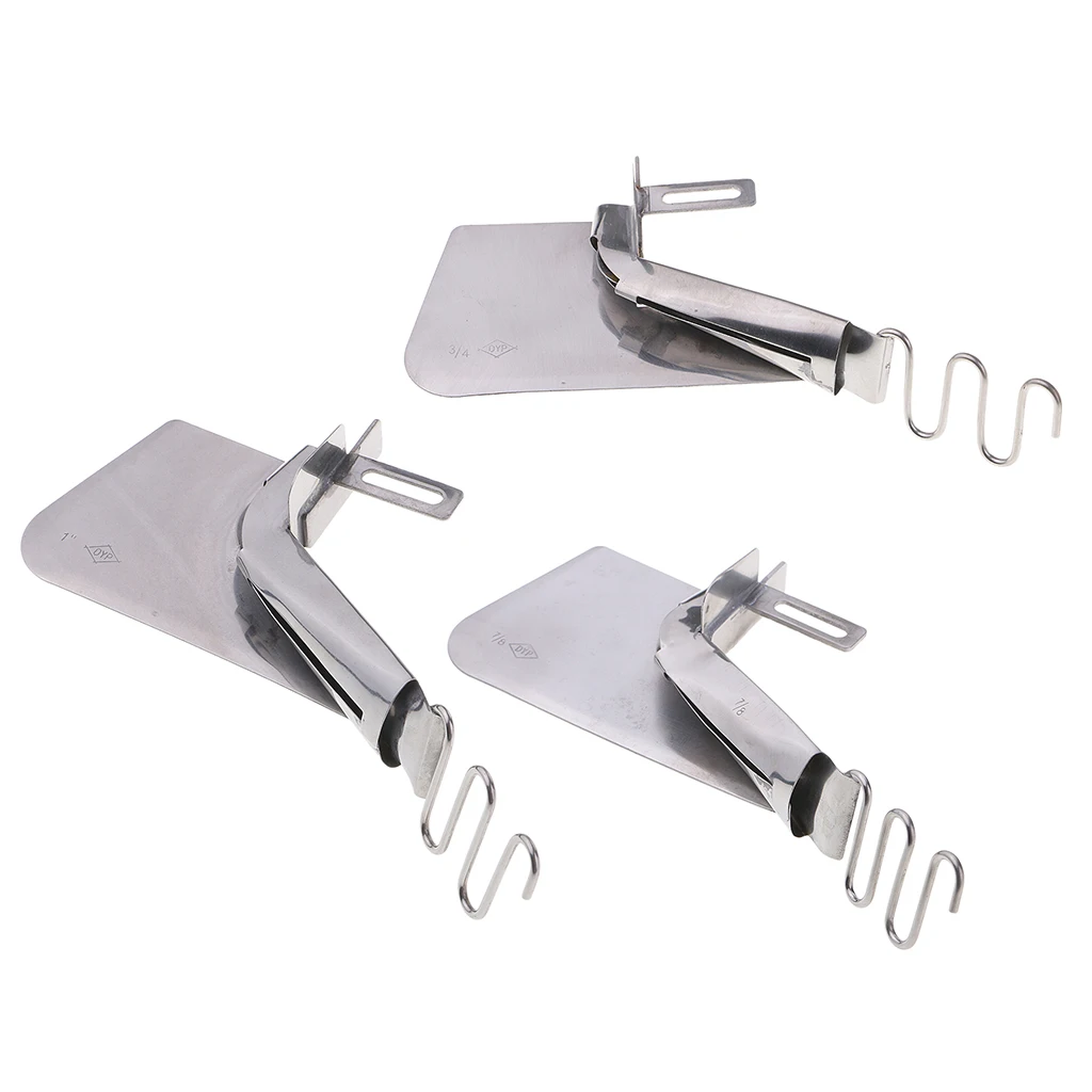 Fabric Bias Tape Folder Binder Industrial Sewing Machine Binding Folder Puller Flat Seamer for DYP
Fabric Bias Tape Folder Binder Industrial Sewing Machine Binding Folder Puller Flat Seamer for DYP