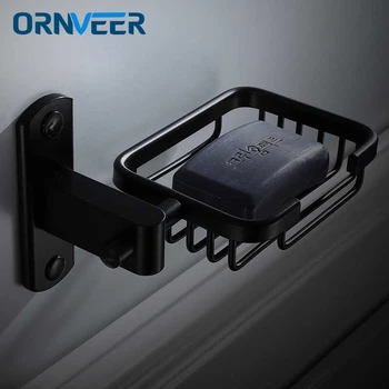 Soap Box Wall Mounted Black Space Aluminum Soap Holder Soap Dish Bathroom Accessories
Soap Box Wall Mounted Black Space Aluminum Soap Holder Soap Dish Bathroom Accessories
