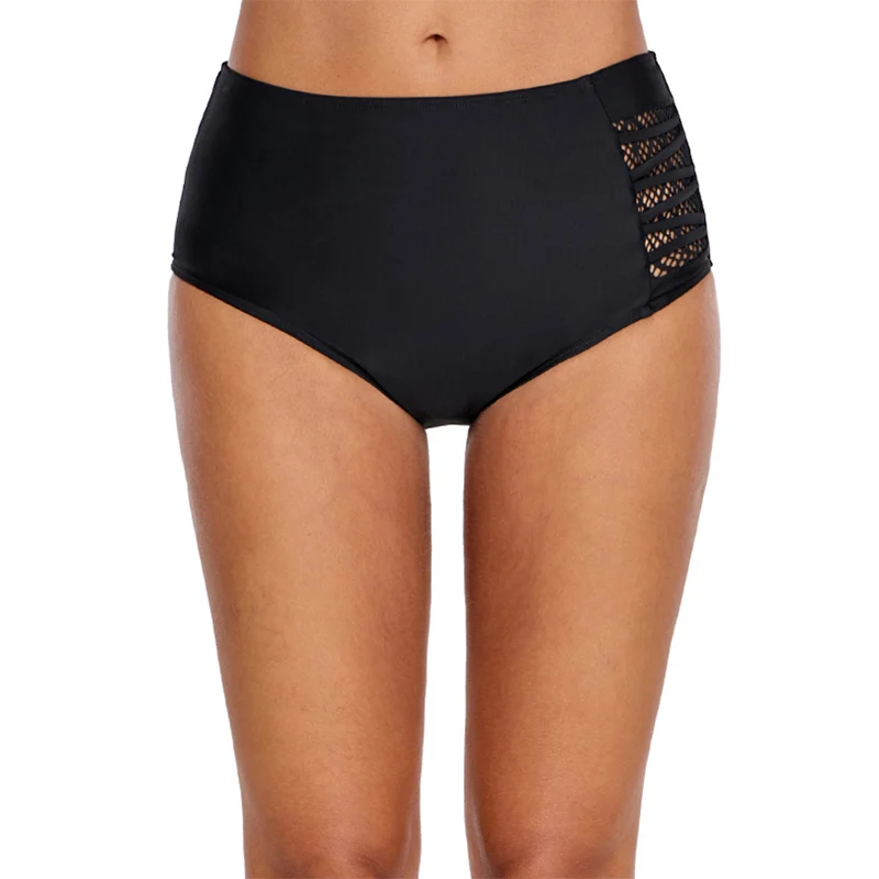 Sexy Black Plus Size Strappy Lace Panel Aside Swimwear Back Coverage Women One Piece Bikini Bottom Bathing Beach Short Swimsuit 
Sexy Black Plus Size Strappy Lace Panel Aside Swimwear Back Coverage Women One Piece Bikini Bottom Bathing Beach Short Swimsuit