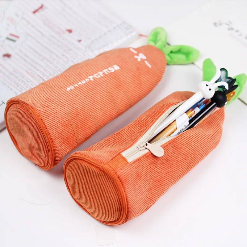 Creative Orange Carrot Pencil Case Rabbit Vegetable Cartoon Pencil Cases Pencil Bag Student Kids Stationery Box School Supplies
Creative Orange Carrot Pencil Case Rabbit Vegetable Cartoon Pencil Cases Pencil Bag Student Kids Stationery Box School Supplies